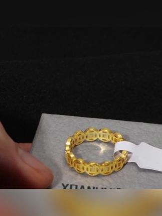 戒指赛道文案素材 - #郝劭文 推荐 #戒指 #戒指推荐 #指环 #首饰戒指钛钢戒指 高级感轻奢款女男士素圈金色戒指小众情侣对戒手饰品 - 郝邵文种草好物作品