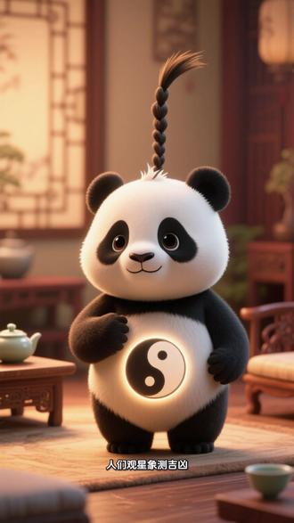 《天眼熊猫》第167集:数字与道心
一行白色文字浮现:“如果数字是水,你是鱼,还是溺水者?”
元宝头顶辫子竖直,盘腿而坐,肚皮太极图清晰显露;捧着发光的八卦罗盘——罗盘上实时数据流不停滚动,它焦急踱步。
吱吱:(快速滑动光屏)元宝!你看!我24小时睡眠才2.1小时,步数38步,屏幕使用时间14.7小时!数字说我“社交濒危、健康红色预警”!
元宝:(缓缓睁眼,眼神深邃如星空)吱吱,你手里拿的,是八卦还是枷锁?
吱吱:(愣住)这是智能罗盘啊,能测运势、健康、社交指数……
元宝:(轻拍肚皮,太极图微光闪烁)三千年前,人们观星象测吉凶;今天,人们看数据断生死。工具变了,执着未变。
吱吱:可数字不会骗人!我的社交分数只有12.5,系统说我是“数字孤岛”了!
元宝:(憨笑)哦?那你怎么和我说话的?
吱吱:咱们是面对面啊。
元宝:若没有数字评分,你知道自己孤独吗?
吱吱:(陷入思考)好像也知道,但数字让我更焦虑!它每分钟都在提醒我:你不正常、你不合群、你快被时代抛弃了!
元宝:所以你不是被孤独困住,是被“数字定义的孤独”困住了。
元宝:(起身背对镜头仰望)数字是河,浩浩荡荡。有人造船渡河,有人筑坝拦河,有人直接跳进去,忘了自己会游泳。
吱吱:那我们该造船还是筑坝?
元宝:(转身,眼中闪过天眼金光)道在流水,不在河道。数字生活不是让你活成数据,而是用数据活得更像“人”。
吱吱:什么意思?
元宝:(轻点罗盘,数据流瞬间重组为全息竹林)你刷3小时手机,是焦虑逃避?还是真正连接了某个人?你走1万步,是为了打卡?还是身体真的在欢唱?数字是镜子,照见的是你的心。心若被算法奴役,万般神通皆是枷锁;心若能合道而行,一行代码也是禅机。
吱吱:(放下罗盘,光芒柔和)那“合道”是什么意思?
元宝:(恢复憨态挠头笑)简单说——吃饭时知道饭在嘴里,不是手机在眼里;独处时享受寂静,不着急拍照证明“我很好”;数据说你该怎样时,先问心:“我真的想这样吗?”
元宝肚皮的太极图缓缓旋转,黑白交融间浮现一行字:“数字化时代,最前沿的科技是——不忘本心的能力”。
吱吱:(若有所思)所以数字不是主人,也不是敌人。它是水,我是鱼——但别忘了,鱼的本事不是计量水,而是在水中活着。
元宝:(眨眼)Bingo!恭喜吱吱,你这句话值10万社交分。
元宝画外音(温暖深远):“科技向前,道心向内。愿你在洪流中,记得自己是谁。”