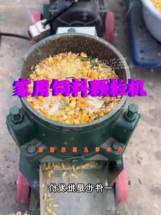 家用饲料颗粒机免安装磨盘款熟化饲料压轮款鸡鸭鱼鹅猪牛羊制粒机#鸡鸭鹅养殖 #一机多用省时省力省人工 #家禽养殖 #畜牧设备