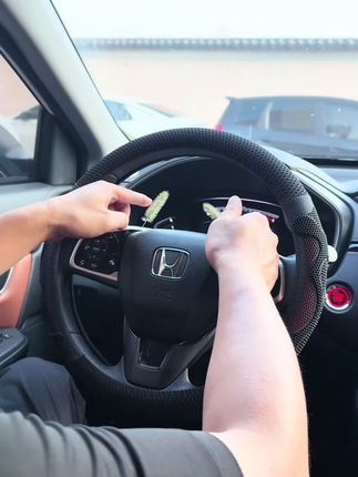 人在落魄时候看清一切 又在辉煌的时候迷失自己#方向盘套