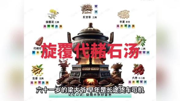 《伤寒论》第64方|旋覆代赭石汤。#健康科普 #医学科普 #内分泌治疗