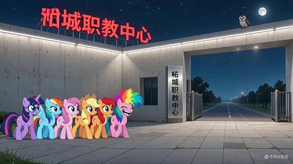 职教牛逼 #小马宝莉 #AI生成