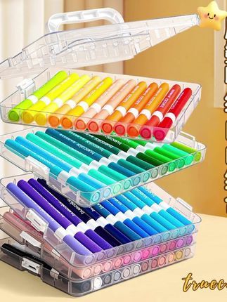 软头马克笔彩色幼儿园可水洗不透色可叠色小学生美术画笔#丙烯马克笔 #马克笔 #水彩笔 #马克笔推荐 #绘画水彩笔
