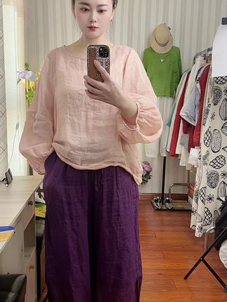 #苎麻穿搭 #谁穿谁好看