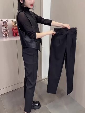 #显瘦穿搭 #谁穿谁好看#百搭显瘦裤子 #西裤#梨形身材穿搭大赏