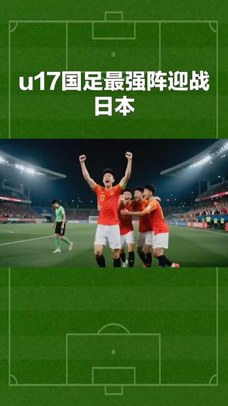 U17国足最强阵容迎战日本!为这群少年呐