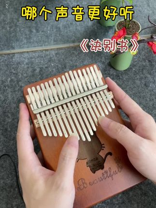 哪个声音更好听 #弹琴给你听 #治愈系 #启蒙早教 #解压 #诀别书