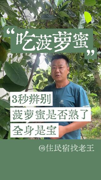 怎么辨别菠萝蜜是否成熟?怎么剥菠萝蜜?菠萝蜜那些地方能吃?#菠萝蜜 #民宿推荐#家庭聚会#团建#端午周边游