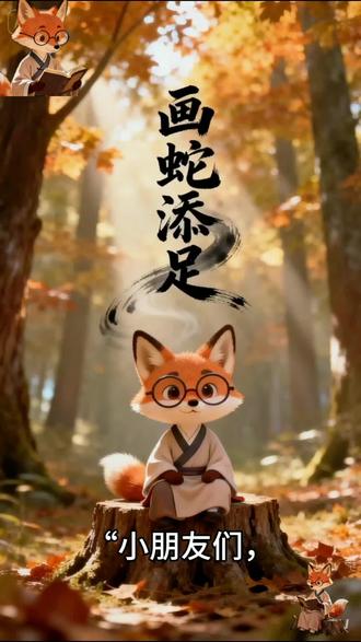 每天一个成语故事,《画蛇添足》
出处:出自《战国策·齐策二》。
含义:比喻做了多余的事,非但无益,反而坏事。#宝宝睡前故事 #创作者中心 #创作灵感 #成语故事 #儿童早教