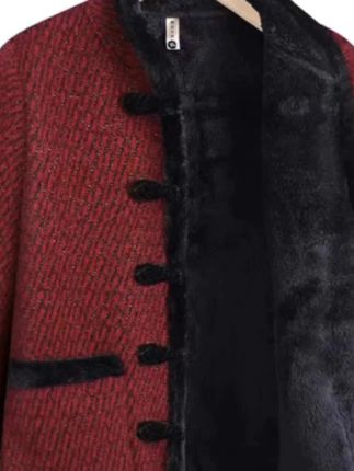 #创作灵感 #妈妈装秋冬装民族风加绒保暖外套新中老年女装民族风盘扣棉服外套#穿搭 #秋冬穿搭 #高级感穿搭