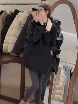 新款来喽,上身好看又显瘦,不臃肿,美美哒#棉衣 #棉袄 #秋冬款 #潮流穿搭 #保暖又好看