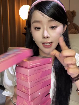 快快快快 超好看的半年抛竟然这个价到手十盒半年抛了!#半年抛 #戴出了高级感