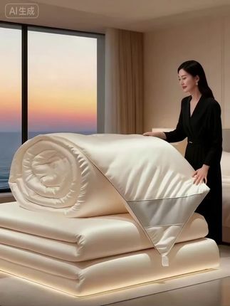 #桐乡手工蚕丝被,秋冬睡眠“续命神器”非它莫属!老匠人纯手工拉制,蚕丝根根莹亮,仿佛将春日桑田的柔软与温润,尽数裹进了被芯之中。 盖在身上轻得像云朵覆体,却能牢牢锁住暖意,翻身时没有一丝窸窣杂音,敏感星人终于能睡上安稳整觉!从选材到成品历经8道非遗老手艺,蓬松度远超机器制品,用足十年依旧保持软乎乎的质感。 不管是犒劳辛苦的自己,还是送给长辈表心意,都是把“极致舒服”刻进日常的贴心好物,秋冬被窝幸福感全靠它拉满~ #秋冬保暖好物 #睡眠幸福感拉满 #非遗老手艺好物