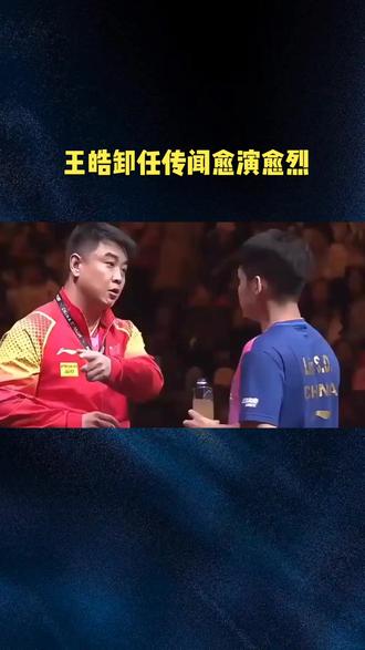 王皓卸任传闻愈演愈烈#体育精神#世界冠军#乒乓球#王皓