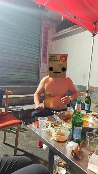 #喝酒撸串🍺路边摊美味 十五十五二十,新玩法