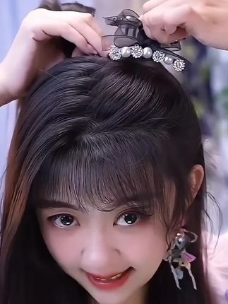 #扎发教程 #简单好看发型 #适合所有脸型 #抓夹用法