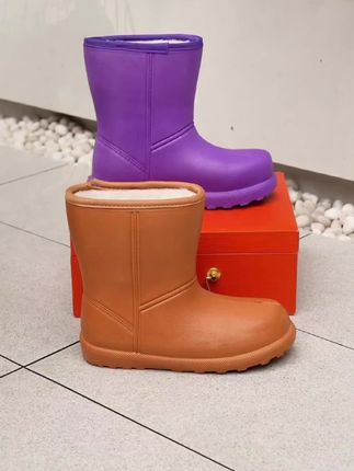 【新款加绒雨靴女中筒防水防寒雪地靴保暖水靴鞋厨房冬季加厚棉鞋