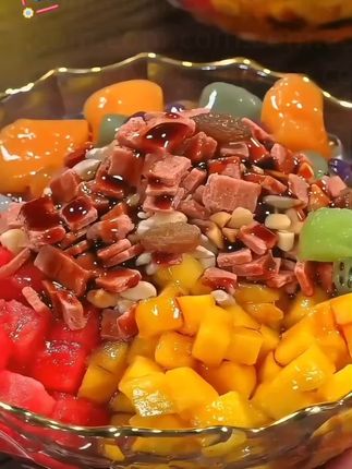 #冰粉小料 #冰粉配料 #口感好 #花生山楂碎 #夏日甜品