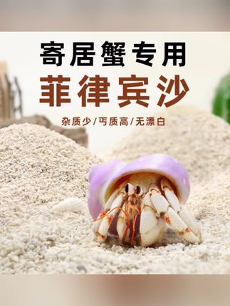 #寄居蟹专用沙 #寄居蟹养殖 陌派寄居蟹专用沙~天然垫材白沙珊瑚沙菲律宾沙子原生贝壳沙免洗#寄居蟹沙 #寄居蟹垫料 #寄居蟹的快乐