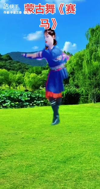 💃草原上的"舞林高手"已上线!这旋转比我奶茶续杯还丝滑~ 🌿蓝天绿树当背景板,民族风直接焊在DNA里啦!