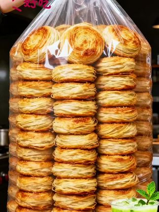 #老潼关肉夹馍 #千层饼