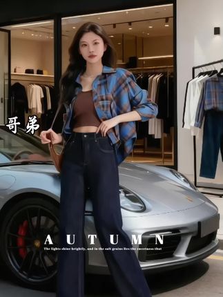 秋冬新款丹宁蓝牛仔裤,延续哥弟经典剪裁,窄版阔腿设计修饰腿型,视觉拉长比例。精选高质感丹宁面料,挺括不易皱,自带自然垂感,行走间灵动不贴肤。复古丹宁色调适配多场景,可搭毛衣、卫衣或大衣,兼具时尚感与实穿性,轻松打造秋冬利落造型。#秋天变时髦就从韩系穿搭开始#被秋日氛围感穿搭拿捏了#早秋高智感职场穿搭#早秋中性风穿搭#通勤穿搭如何摆脱土气感@DOU+上热门 @抖音创作小助手