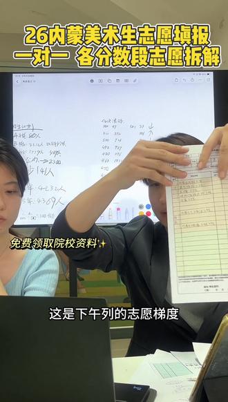 内蒙美术生志愿填报夯级避坑指南🔥 志愿梯度一定要排好#内蒙古美术高考志愿