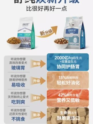 伯纳天纯也出这种400g大袋试吃装啦!13块9就能薅回家! #萌宠好物 #伯纳天纯 #狗粮 #试吃 #狗是人类最忠诚的朋友