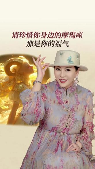 请珍惜你身边的摩羯座,那是你的福气 #摩羯座 #摩羯女 #向太陈岚 #星座