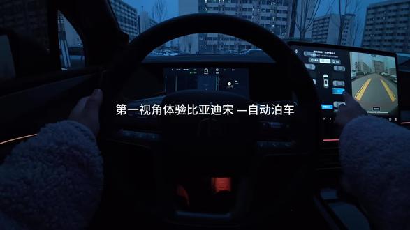 第一视角体验比亚迪宋 自动泊车#自动泊车辅助系统 #创作者中心 #创作灵感 #比亚迪宋