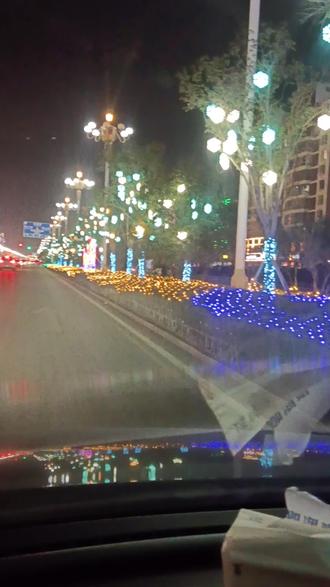 #夜景 巨野夜景好美啊!