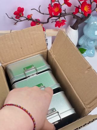 福建传统糕点伴手礼铁盒,包含凤梨雪花酥芒果奶糕#伴手好礼#买它