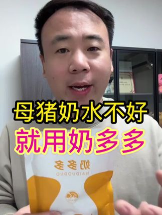 母猪奶水不好,就用奶多多#强烈推荐 #养猪#养猪人#创作灵感