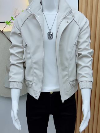 简约痞帅高级感男士皮衣外套时尚潮流 #皮夹克#皮衣夹克 #皮衣外套#皮衣穿搭 #皮夹克也温暖