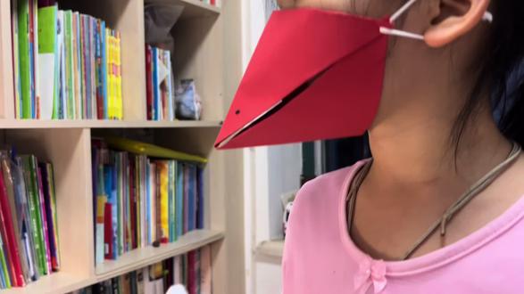 啄木鸟,折个嘴巴,鸟嘴怎么做,折纸嘴#手工#折纸