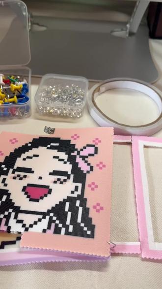 玄咪豆子翻转拼豆教程@抖音小助手 @DOU+小助手 #鬼灭之刃#拼豆#不死川实弥 #不死川玄弥 #创作灵感