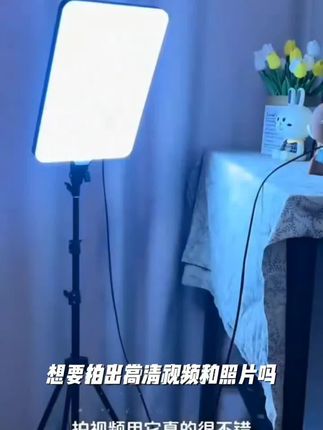 直播补光灯拍照直播间专用柔光专业拍摄美食led便携打光灯视频主