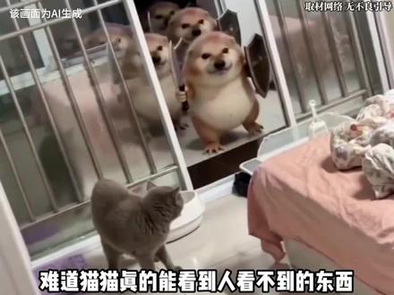 难道猫真的能看到人看不到的东西 #我的刀盾 #蜘蛛感应 #喜爱度激励计划 #搞笑段子创新挑战赛 #多宠家庭紧急事件