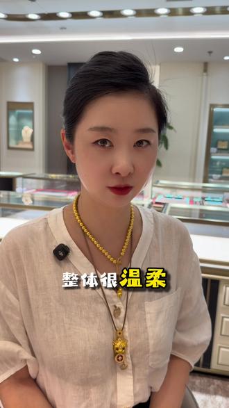 南洋金珠,她不火谁火啊! #南阳金珠项链 #超轻黄金 #水贝黄金批发 #水贝