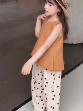 #夏季穿搭 #今日穿搭 #高品质童装 #超酷女童时髦套装 #公主裙童装