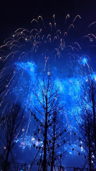 正月十五,兖州华勤放烟花!你来看呗?#华勤集团烟花秀真美