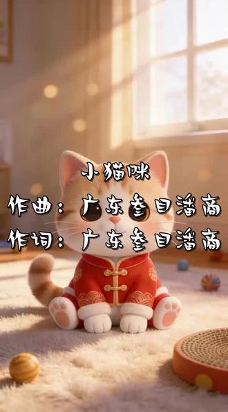 《小猫咪》原创歌曲MV#儿歌#小猫咪#原创音乐#原创歌曲
