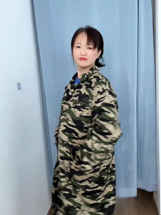 男女工作服迷彩蓝大褂长款罩衣家务厨房仓库搬运服工厂批发部定制 #工作服 #家居服 #防脏罩衣 #迷彩大褂 #男女同款工装