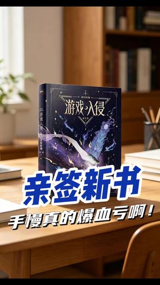 猫不秃《游戏入侵2》亲签!逆转时刻+三面刷边+超多赠品 #游戏入侵2 #游戏入侵逆转时刻 #猫不秃 #亲签小说