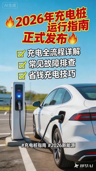 2026年充电桩运行指南发布#充电桩运行 #充电桩运营 #充电桩运行指南