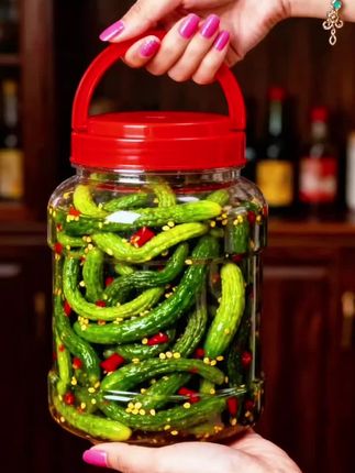 【农家腌小黄瓜咸菜|爽脆开胃配粥神菜🌶️】  现腌现发!山东乳山小黄瓜手工腌制,脆嫩带刺的瓜身裹满秘制辣酱,一口下去嘎嘣脆,酸辣咸香直冲天灵盖!无防腐剂,每瓶280g净含量,早餐配粥、晚餐下饭、夹馍拌面都绝了✨ 开盖即食,懒人厨房必备~老坛发酵的家常味,吃完满嘴清爽不齁咸!#开胃咸菜 #下饭神器 #农家腌菜#可口下饭 #美味下饭菜