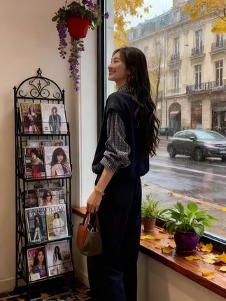 #韩系穿搭#减龄气质#活力感满满的多巴胺变装#小个子初秋显瘦穿搭#说好的随便穿穿去看秀