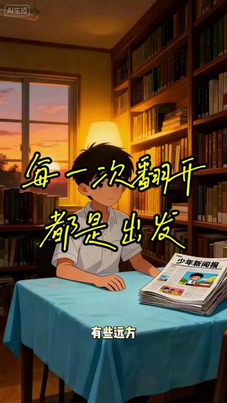 #七彩少年新闻报 #阳光少年报订阅 #阅读是一种习惯 #七彩少年 每一次翻开都是出发,少年新闻报读新闻见世界