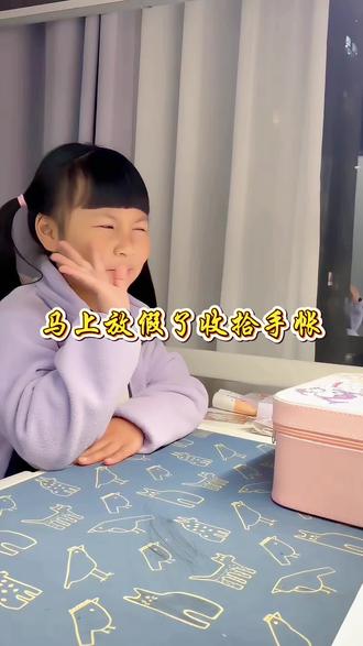 快放寒假啦,收拾一下手帐礼盒🎁#展示你精心制作的手账 #手帐 #小学生