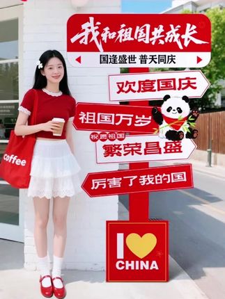 国庆中秋节氛围布置装饰场景爱国主题活动拍照道具打卡墙kt板立牌#国庆布置场景 #国庆中秋氛围感拉满 #国庆中秋双节同庆